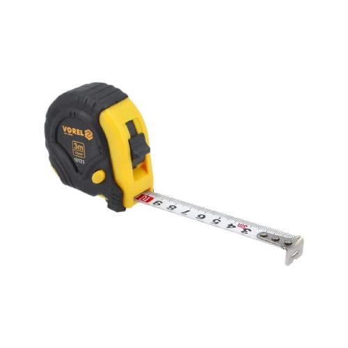 Ruleta 3m x 16mm cu carcasa din plastic Vorel Cod: 10123 3