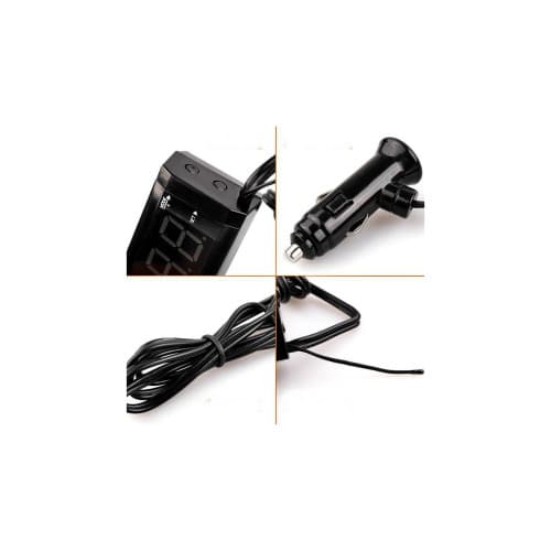 Voltmetru 3 in1 12-24V cu ceas si termometru Cod: FS-6146 3