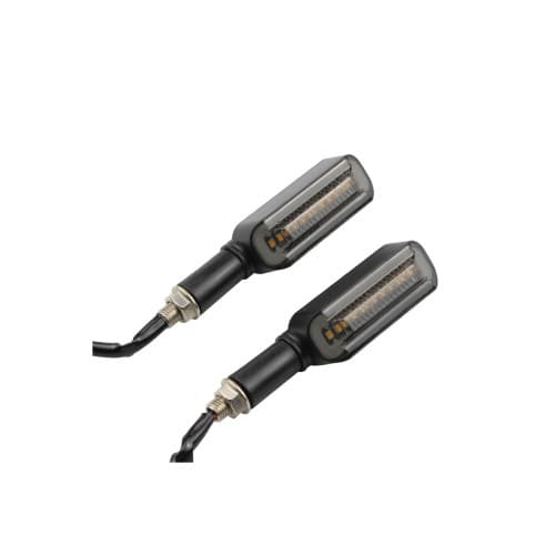 Semnalizare moto LED 12V cu functie de lumina de zi alba si semnalizare galbena Cod: FS-1212 2