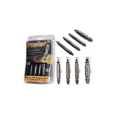 Set extractoare  pentru suruburi rupte Cod: FS-6411 3