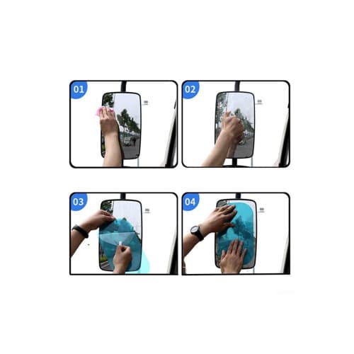 Folie protectie pentru oglinzi camioane  anti ceata, anti apa, anti aburire Cod: ARF160 3