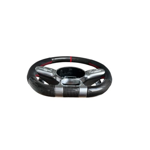 Volan sport piele si carbon  compatibil cu modelele Mercedes  2011-2021 Produs compatibil - nu este OEM Cod: OCH-08 2