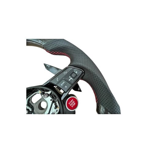 Volan sport piele si carbon compatibil cu modelele Audi fabricate dupa 2011, Produs compatibil - nu este OEM Cod: OCH-02 3