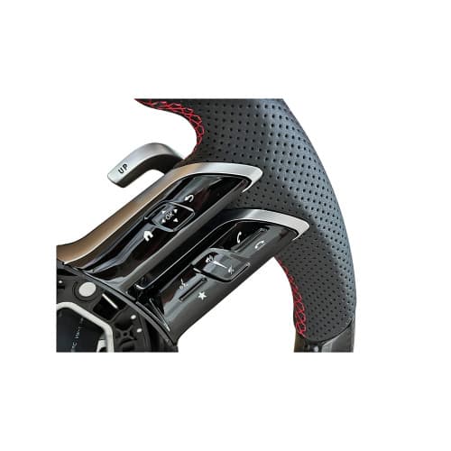 Volan sport piele si carbon compatibil cu modelele Mercedes  2011-2021  Produs compatibil - nu este OEM Cod: OCH-03 3