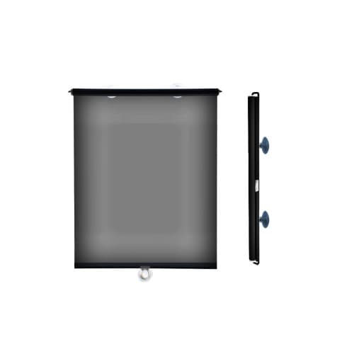 Parasolar retractabil folie geam neagra cu ventuze, Super Dark  Black  46x130cm Cod: KNG-95293 2