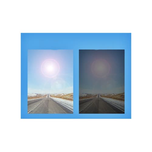 Parasolar retractabil folie geam neagra cu ventuze, Super Dark  Black 72 x130cm Cod: KNG-94999 3