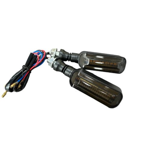 Semnalizare moto 12V cu funtie de lumina de zi alba si semnalizare dinamica galbena  Cod: 3102205 3