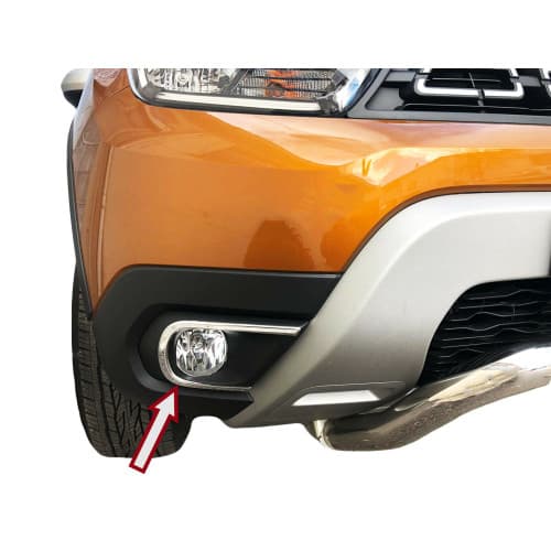 Ornament cromat pentru proiectoare Dacia Duster II 2018->  CROM 5500 2