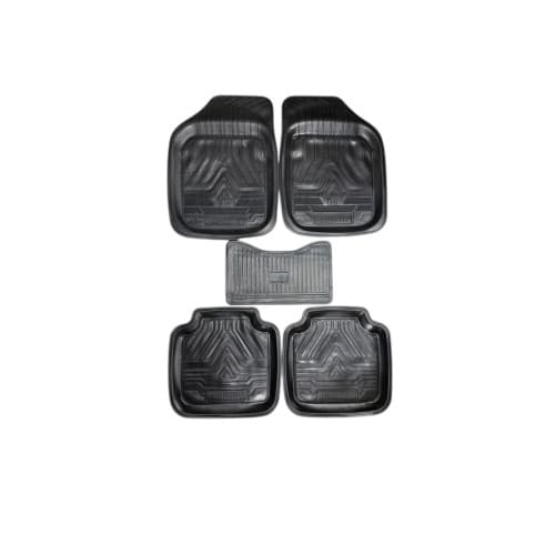 Covoare cauciuc auto universale interior tip tavita set 5 piese fata spate tunel median Cod: KNG-100696