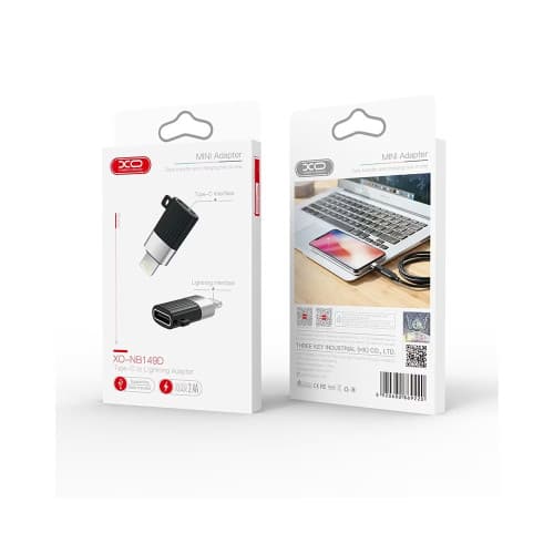 Adaptor conector XO Type C la Lightning (compatibil Iphone) Cod: NB149-D 2