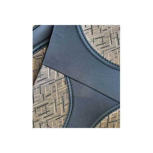 Huse scaun auto universale pentru fata  culoare Negru cu Bej 1+1 Cod: HNG1+1C 2