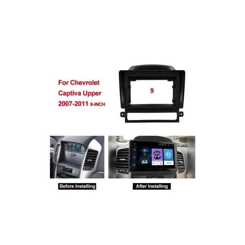 Rama Navigatie 9" cu cablaj si modul canbus  compatibila Chevrolet Captiva 2006-2011 Cod: NV3018/ GR1 2