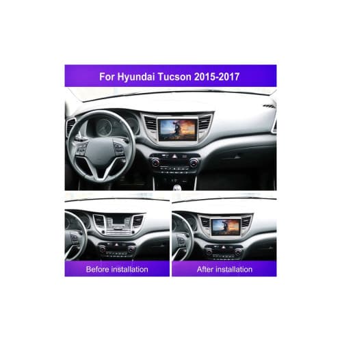 Rama Navigatie 9" cu cablaj si modul canbus  compatibila Hyundai Tucson 2015-2018 Cod: NV3078 / GR2 3