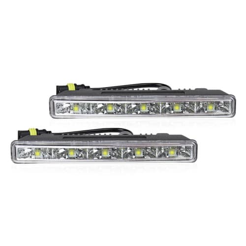 Set 2 proiectoare DRL 12/24V, 5 LED-uri, DRL501HP Amio Cod: 01520 2