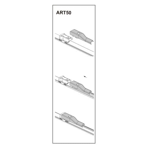 Stergator parbriz sofer PORSCHE911 12/2011➝COD:ART50 21" 2