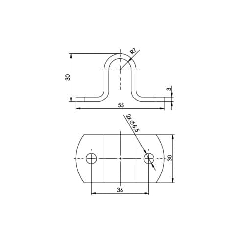 Contraplaca inchizator grea 700 kg pentru remorca sau container Cod: Z-08 2