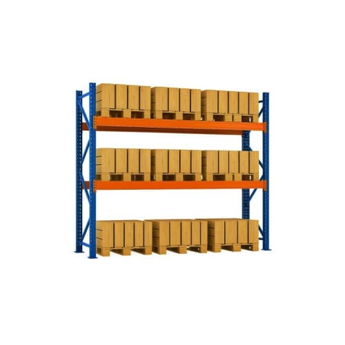 Raft metalic industrial 3 niveluri, 29.7m lungime, 99 paleti Cod: DISAY21