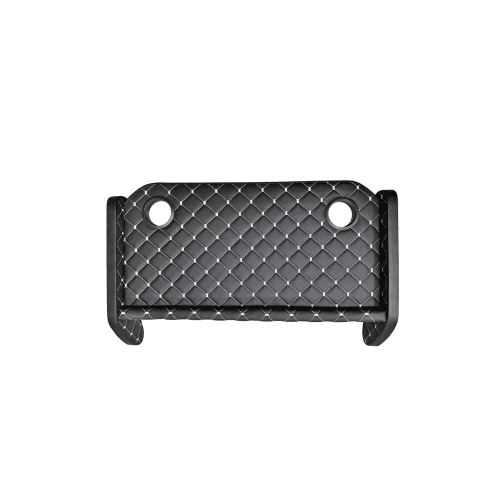 Masa de bord cu 2 suporti pentru pahare ,piele ecologica culoare Negru cusatura Gri compatibila Iveco 2024->