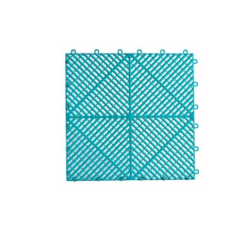 Pardoseala modulara ventilata PP 40x40x1.8cm garaj trafic intens Verde Turcoaz Cod: PM10031