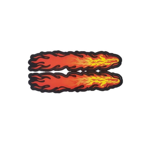 Abtibild Flacari auto 40x20cm decorativ pentru exterior si interior Cod: AN18MARE