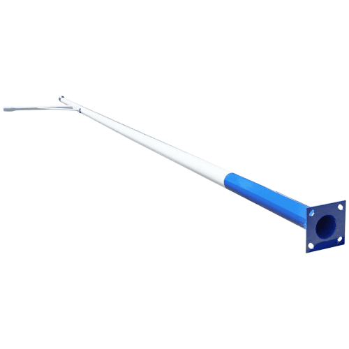 Stalp de fier cu talpa de prindere pentru iluminat stradal 5m BK92688 2