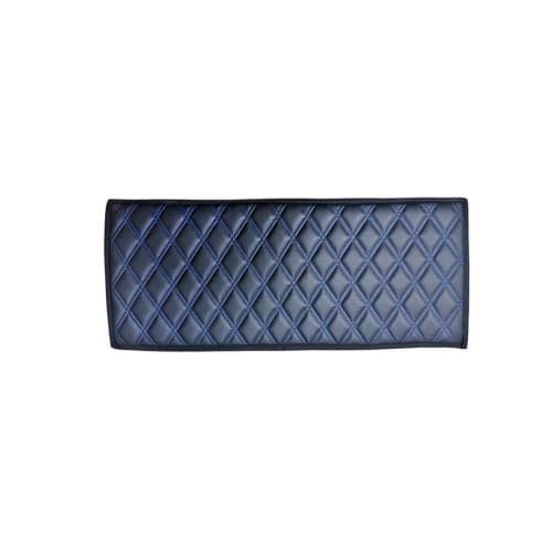 Covoras tunel imitatie piele negru cusatura albastra 25x60cm