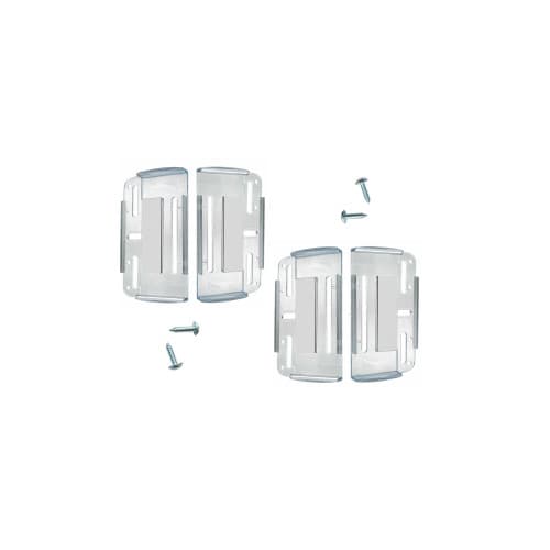 Set 4 suporti numar inmatriculare superslim transparent