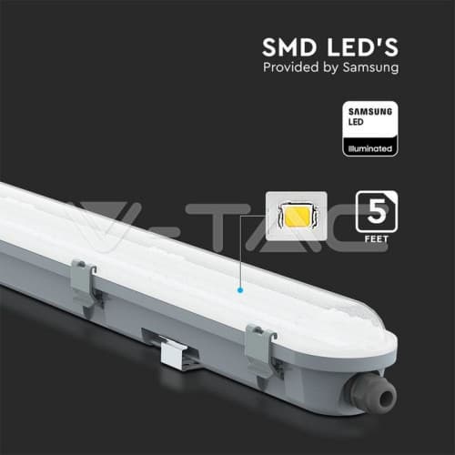 Lampa LED SAMSUNG Rezistenta la Apa Seria M 1500mm 48W 4000K Mat 120 lm/W COD: 20203 3