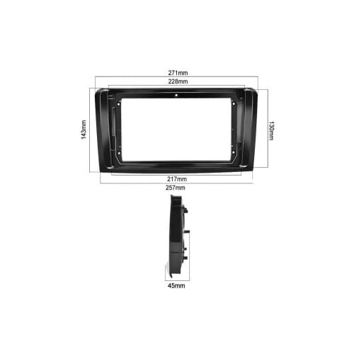 Rama Navigatie 9" cu cablaj si modul canbus  compatibila Mercedes M-Class ML W164 2005-2012 Cod: NV3098/ GR2 2