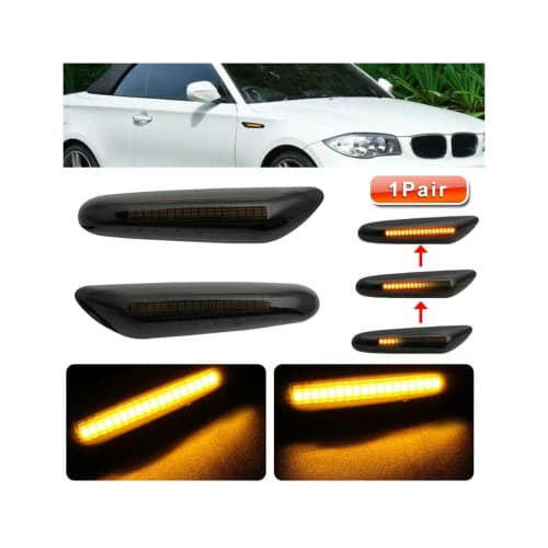 Lampi LED semnalizare dinamica compatibila : BMW Seria 3 , seria 5 , X1 Cod:A031D