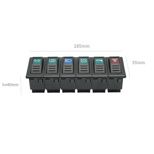 Panou comanda ,comutator 6 butoane universal Cod: DISKX48 4