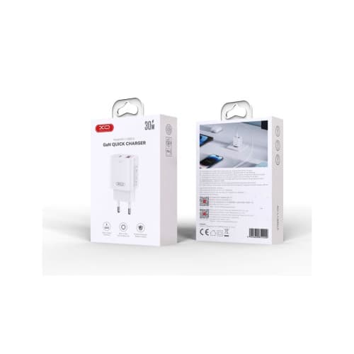 Incarcator retea PD30W  USB-C 30W + USB-A 18W Quick Charge  Cod:XO-L130 2
