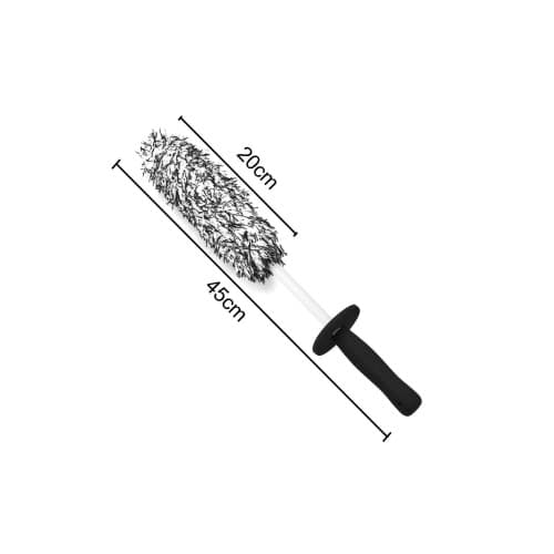 Perie microfibre curatat si spalat jante auto 45cm maner lung  Cod: XH-2106 4