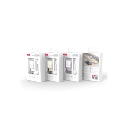 Incarcator retea PD30W XO cu  2 USB cu cablu USB tip C  Cod:XO-L149C 4