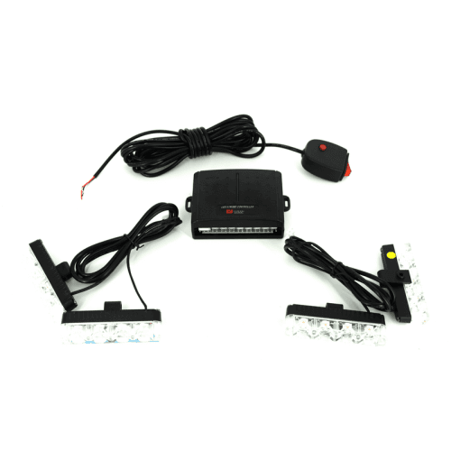 Lampa LED profesionala stroboscopica 12-24V 110-V44C. Lumina ALBASTRA