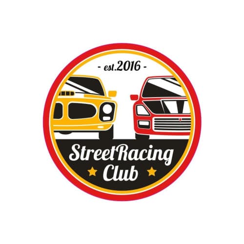 Abtibild "STREET RACING CLUB" Cod:TAG 051 / T2