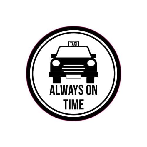 Abtibild "ALWAYS ON TIME " Cod:TAG 055 / T2