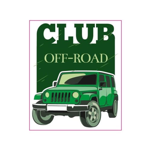Abtibild "CLUB OFF-ROAD " Cod:TAG 058 / T2