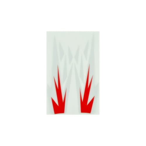 Abtibild culoare alb rosu reflectorizant Cod: AN15