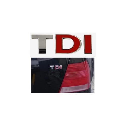 Emblema TDI cu doua litere rosii  Cod:T01 2