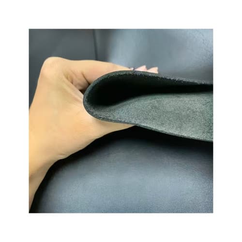 Piele naturala bovina pentru tapiterie neagra grosime 1.8 mm finisaj mat bucata intreaga aproximativ 2.26 m² 3