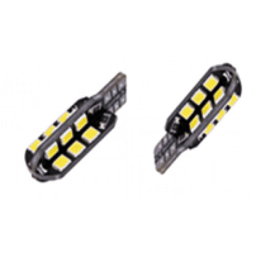 Bec auto LED T10 2835 cu 24 SMD 5W ALB 12V CANBUS JSUN01 ( pret pe bucata )