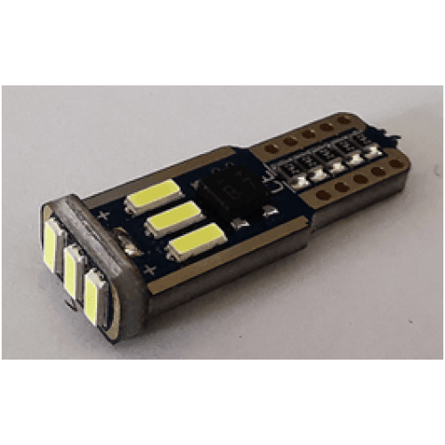 Bec auto LED T10 4014 cu 9 SMD ALB 12V CANBUS JSUN43