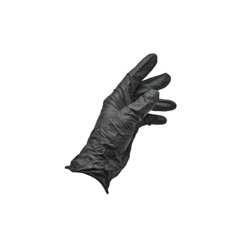 Manusi din nitril negre nepudrate cu textura aderenta pe degete, 100 bucati  Cod: DISTT87 / DISTT86 / DISTT85 3