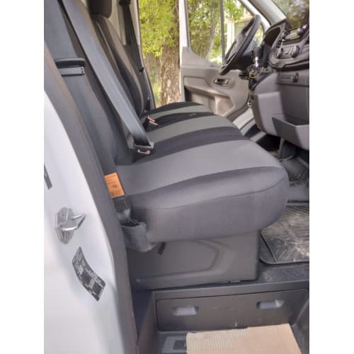 Husa auto dedicate 2+1 FORD TRANSIT 2013-> FRACTIONATE. Calitate Premium 2