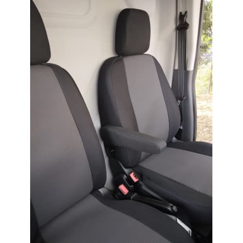 Husa auto dedicate 2+1 FORD TRANSIT 2013-> FRACTIONATE. Calitate Premium 3