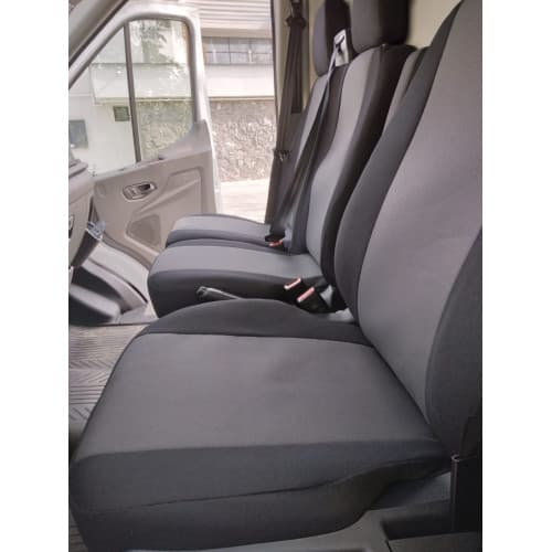 Husa auto dedicate 2+1 FORD TRANSIT 2013-> FRACTIONATE. Calitate Premium 4