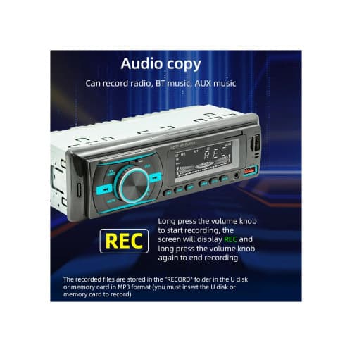 Radio mp3 player 920 12v cu bluetooth 3