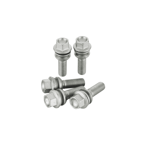 Prezoane pentru jante, M15x1,25 mm, cu con rotund, disponibile în diferite dimensiuni, cap cheie 17