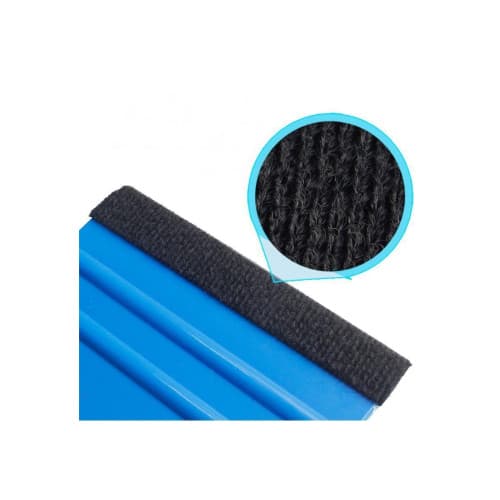 Racleta plastic albastra cu insertie material textil pentru montaj folie auto si geamuri Cod: MR-60A 3